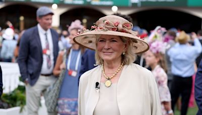 Travis Kelce, Martha Stewart, Tina Knowles, and Other Celebs Line up at the Kentucky Derby