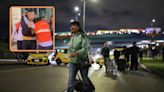 Taxistas y conductores de aplicaciones se agarraron a puños en el aeropuerto El Dorado