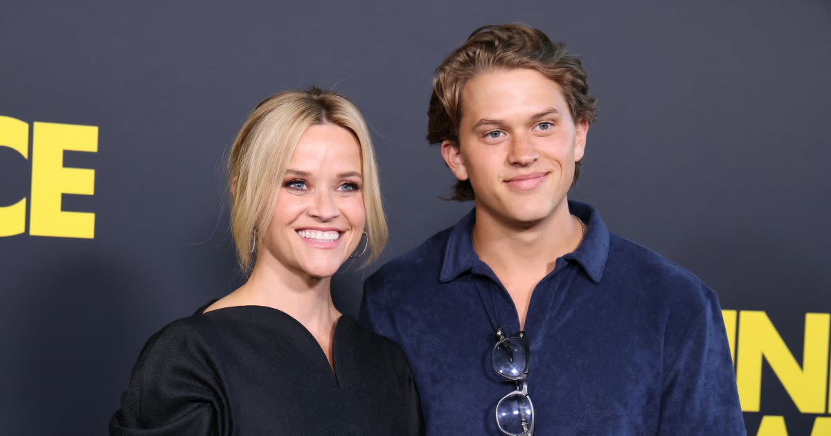 Reese Witherspoon and Son Deacon Phillippe Attend Blink Twice Premiere