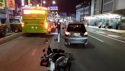 輔大前死亡車禍！女騎士追撞轎車 倒地遭公車輾頭身亡