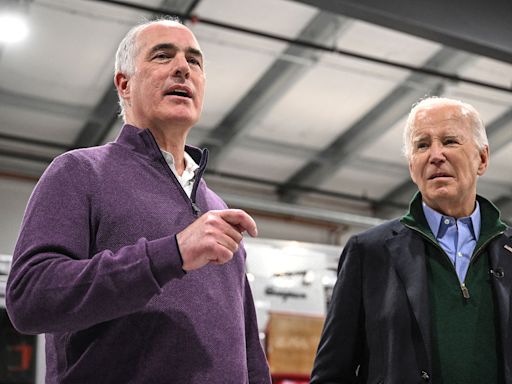 Bob Casey stands by Biden as other battleground Senate Democrats keep their distance