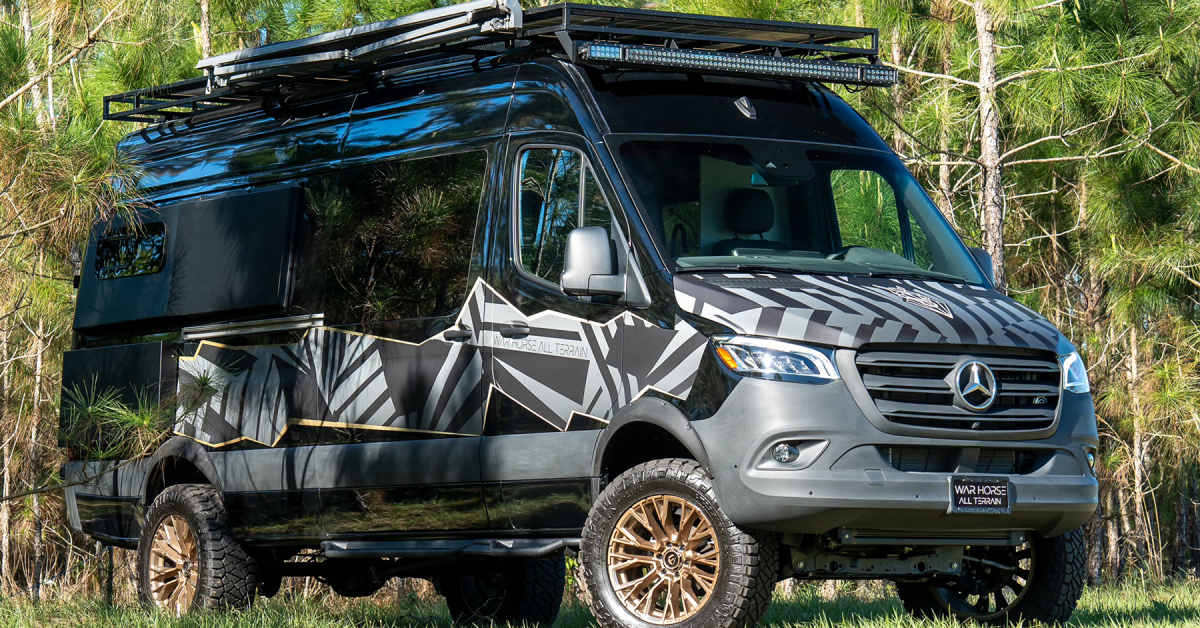 War Horse All Terrain Revolutionizes Luxury Camper Vans with Cutting-Edge Power System and High-End Design.