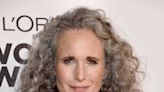 Andie MacDowell Says Embracing Her Gray Hair Was "Instinctual"