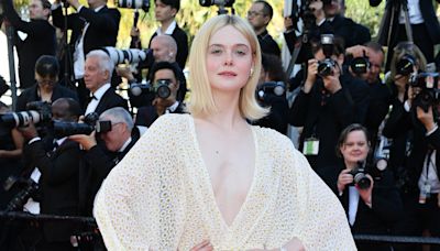 Elle Fanning Defends Her 'Queen of Cannes' Title With an Ethereal Floral Gown