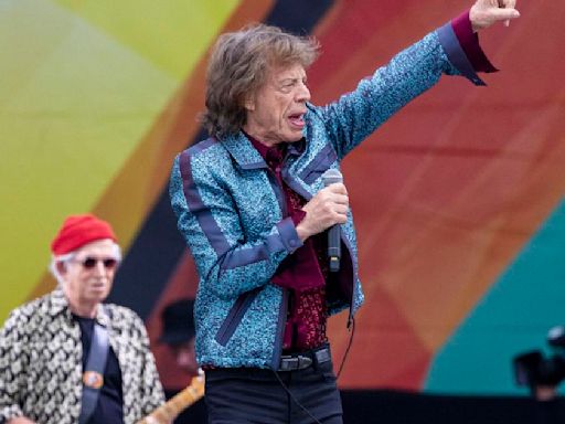 Was that Mick Jagger in Jazz Fest's Gospel and Blues tents on Saturday? Yes it was.