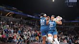 A WNBA All-Star returned to the court 10 weeks after giving birth, then brought her baby to the post-game press conference