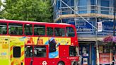 Six injured after bus crashes into scaffolding in west London
