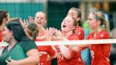 Barnstable girls volleyball seniors and HOF coach Turco have Red Hawks flying high