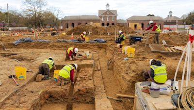 Foundation of home that predated Williamsburg discovered during Colonial Williamsburg dig
