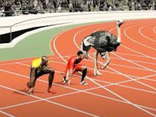 ¿Quién ganaría entre Usain Bolt, Cristiano y un avestruz en un 100?