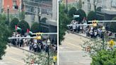 Downtown Houston street closed amid apparent pro-Palestine protest near inmate processing center