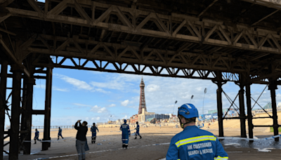 Horror as woman falls screaming through trapdoor on Blackpool Pier