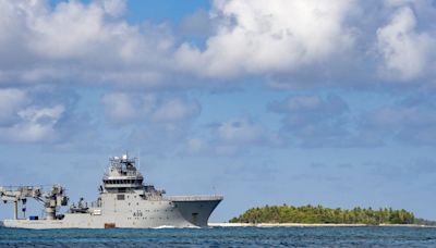 Samoa warns of 'highly probable' oil spill from New Zealand navy ship that sank and caught fire