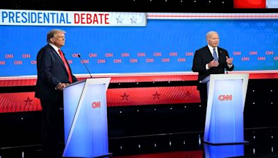 Joe Biden falters, fumbles & freezes during US Presidential debate with Donald Trump. Video