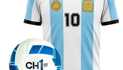 "Regalo del Cielo": la pelota que homenajea a Maradona