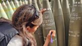 Nikki Haley writes 'finish them, America loves Israel' on Israeli rocket