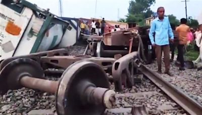 12 wagons of freight train derail in UP’s Amroha; none injured