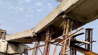 Girder of an under-construction bridge collapses in Jharkhand's Giridih