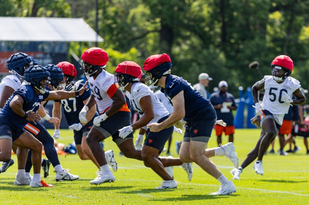 Chicago Bears training camp report: The Caleb Williams-Keenan Allen connection begins