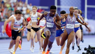 Estados Unidos rompe récord mundial en los Juegos Olímpicos de París en relevos de pista 4x400