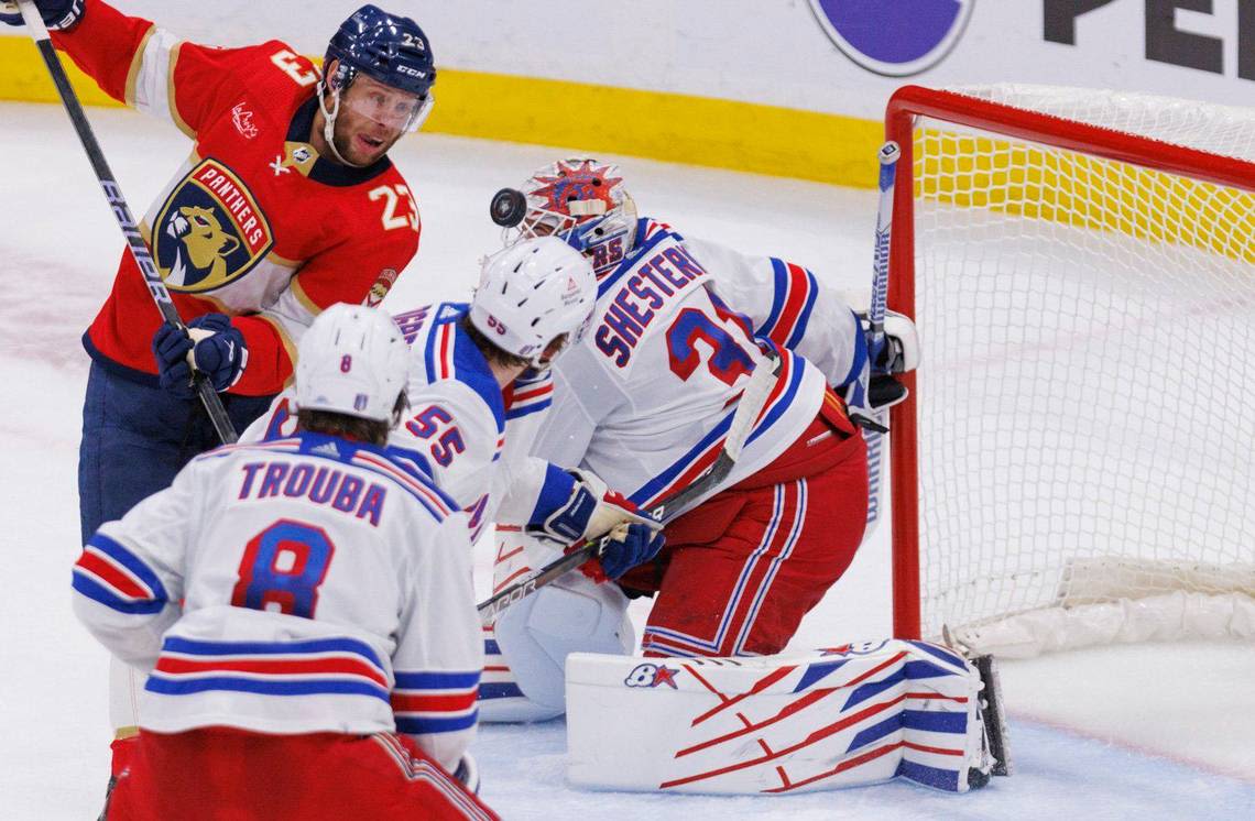 Reinhart lifts Panthers to overtime win over Rangers in Game 4 to even Eastern Conference final