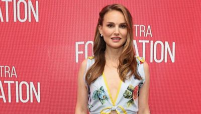 Natalie Portman Looks Radiant in a Sweet Matching Floral Set