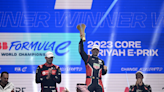 Formula E: Pascal Wehrlein holds off Jake Dennis to win thrilling first race in Diriyah