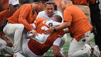 Quinn Ewers injury update: Texas QB 'day-to-day' after oblique strain ahead of ULM game