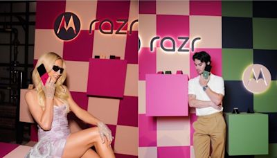 Chase Stokes and Paris Hilton Celebrate the Unveiling of the Latest Motorola Razr