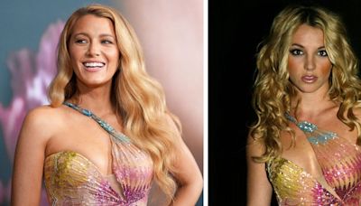 Blake Lively on Why She Wore Britney Spears’ Iconic Versace Dress to Movie Premiere