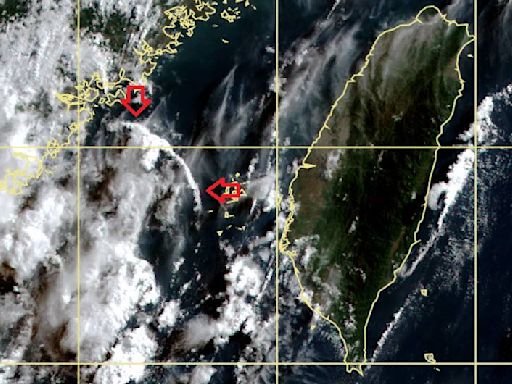 海峽上出現「弧狀雲線」 鄭明典示警：南風增強北上今晚影響西南部