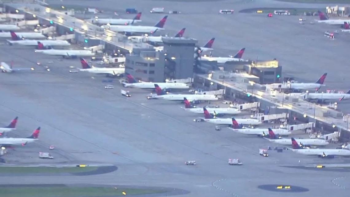 Watch | Chopper video shows planes grounded at Atlanta Airport amid worldwide tech outages