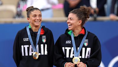 Sara Errani and Jasmine Paolini full of joy: Errani like Djokovic