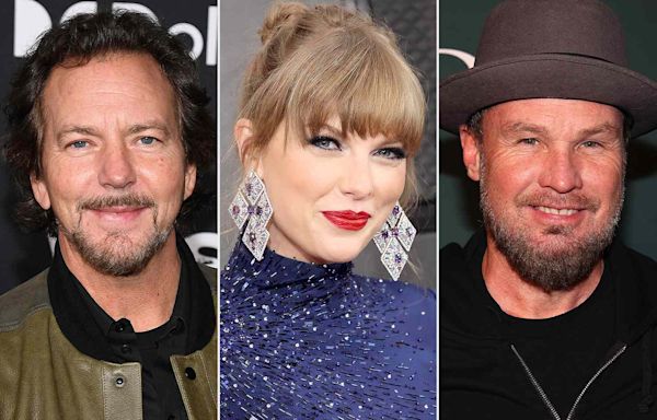 Pearl Jam’s Eddie Vedder and Jeff Ament Give Taylor Swift 'Huge Props': 'She’s Incredibly Prolific'