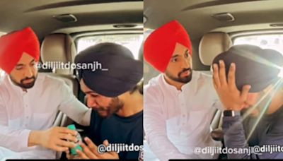 Diljit Dosanjh wins hearts as he offers water to a fan who starts crying after seeing him, watch video