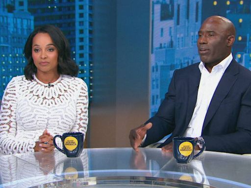 Terrell Davis opens up to GMA about being handcuffed in front of his kids on United flight