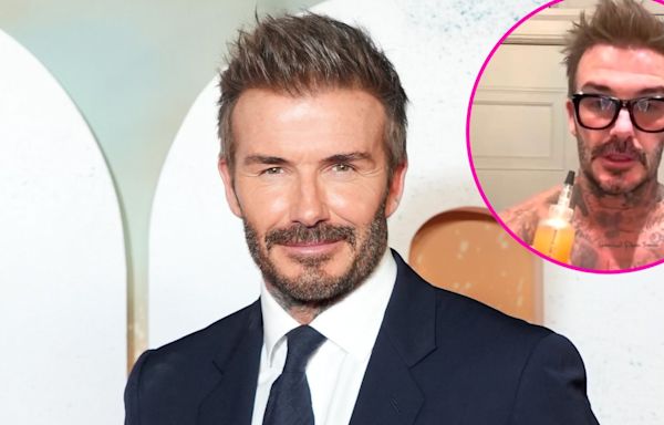 David Beckham Uses Wife Victoria Beckham’s Skincare Products