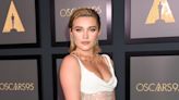 Florence Pugh Just Continued Her See-Through Dress Tour With a Polka-Dot Gown