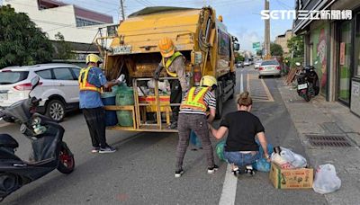 累死清潔隊！彰化「5天退17車」340噸垃圾堆成山…隊員被記點還得去上課