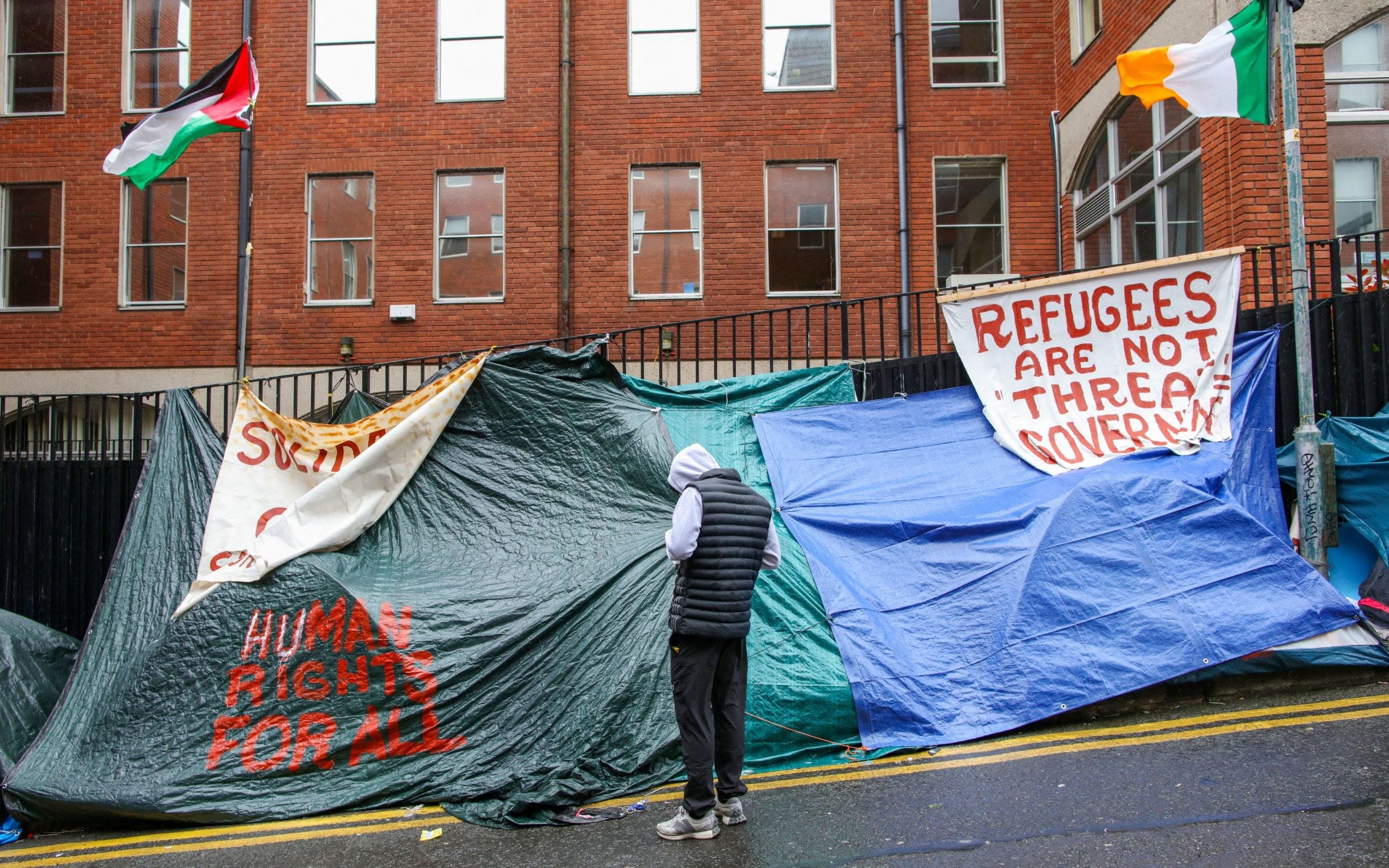 In Dublin’s migrant camp, I saw the chaos engulfing Europe’s borders