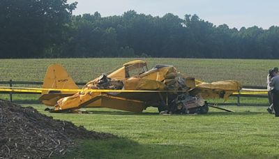 1 taken to hospital after plane crash near Franklin County airport, officials say