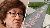 We Spoke To The Woman Who Wrote The Chalk Message That Susan Collins Called The Cops Over