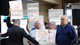 Newfoundland fishers protest interrupts environment ministers' press conference