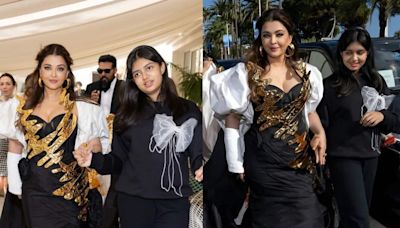 Aishwarya Rai Bachchan's daughter Aaradhya held mom's injured hand, carried belongings as the actress walked Cannes 2024 red carpet