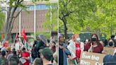 UPenn swarmed by anti-Israel protesters who set up encampments on campus: ‘Source of fear’