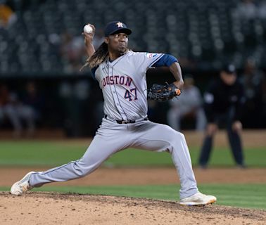 Astros designate high-paid reliever Rafael Montero for assignment