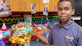 Students at Charter School of Inquiry show off Africana infusion art