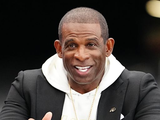 Video: Deion Sanders Trolled by Sons Shedeur, Shilo for Wearing Hoodie Under Suit