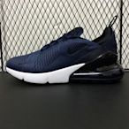 Nike Air Max 270 深藍 黑白 網面 透氣 休閒慢跑鞋 氣墊鞋男鞋AH8050-400