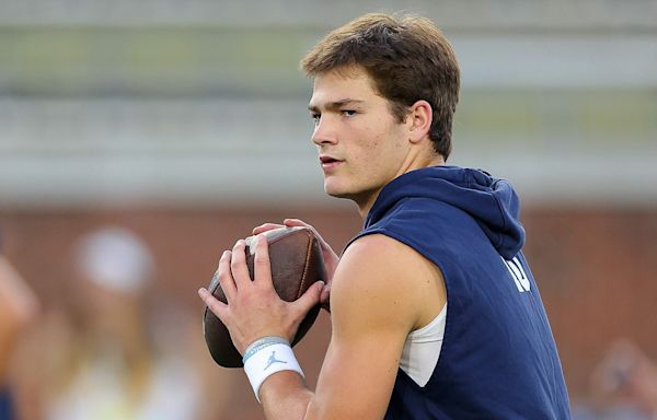 First look at Patriots rookies, including QB Drake Maye, in uniform